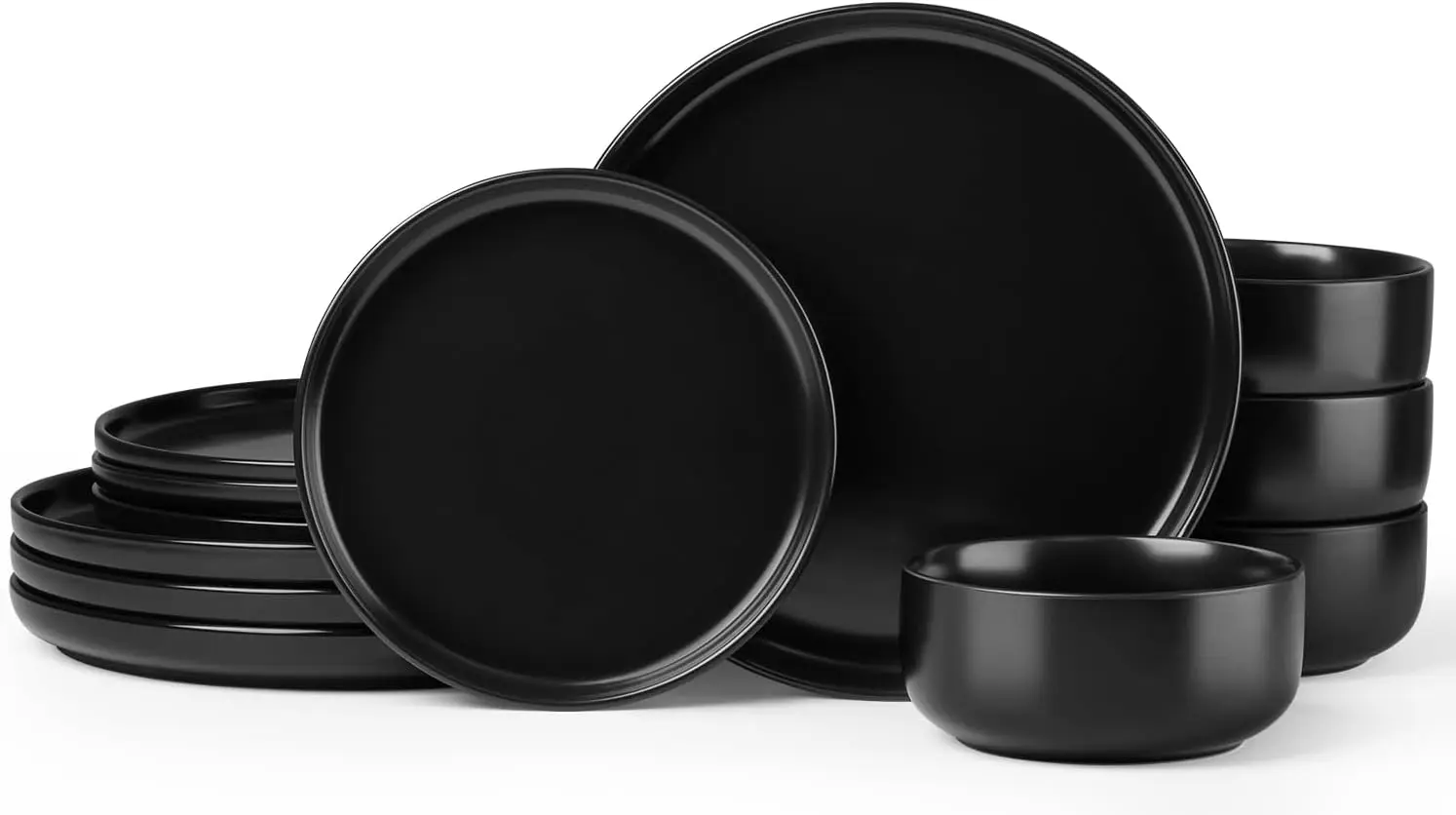 Набор столовой посуды из керамогранита, 12 предметов, набор обеденных тарелок и мисок, набор посуды с двойной реактивной глазурью для кухни 
Набор столовой посуды из керамогранита, 12 предметов, набор обеденных тарелок и мисок, набор посуды с двойной реактивной глазурью для кухни