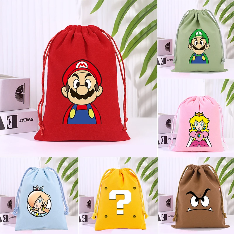 Super Marios Bros Party Drawstring Gift Bag Anime Cosmetic Bag Portable Storage Organize Bag Fabric Draw Pocket ToiletryBag
Super Marios Bros Party Drawstring Gift Bag Anime Cosmetic Bag Portable Storage Organize Bag Fabric Draw Pocket ToiletryBag