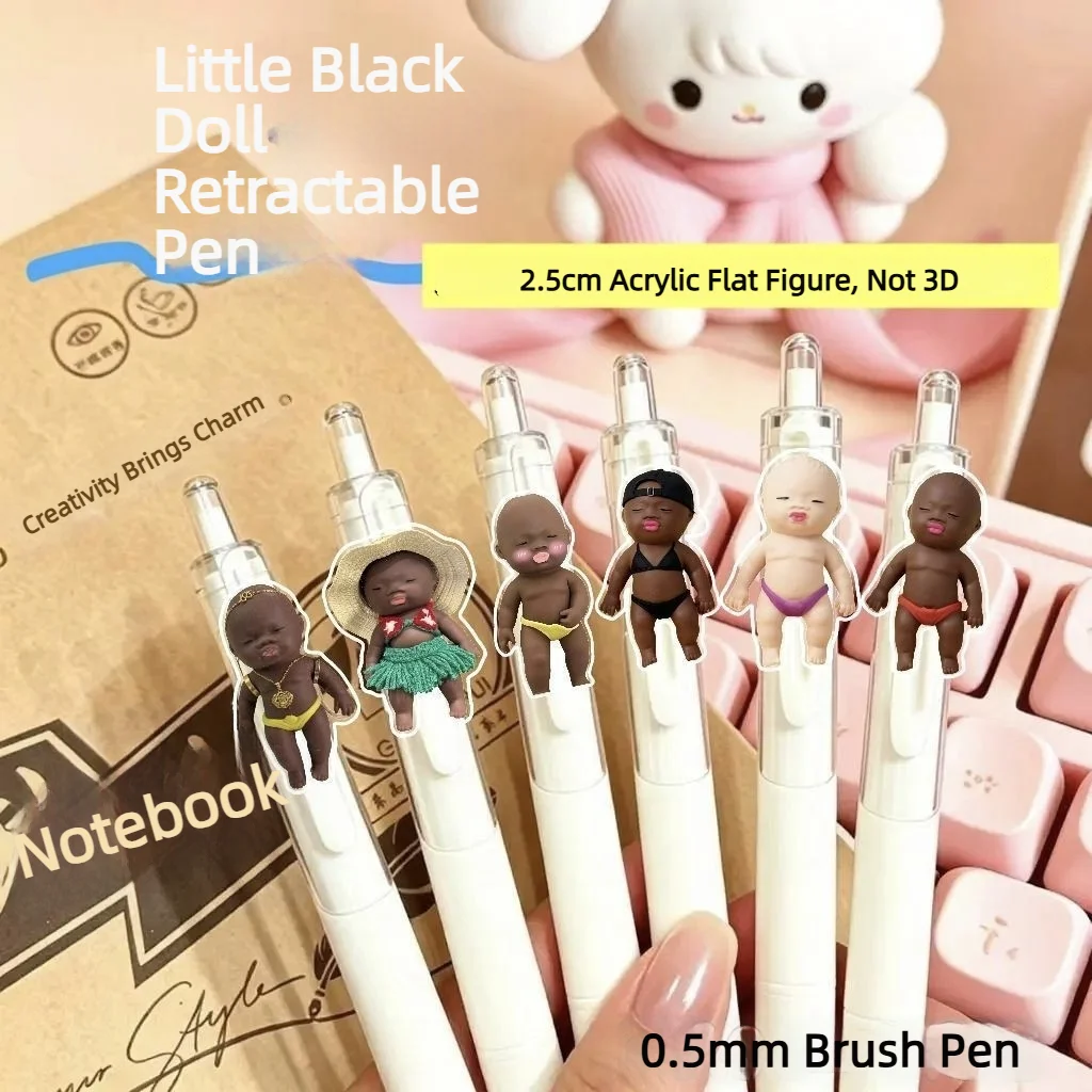 10Pcs Cartoon Black Dolls 0.5mm Gel Pen Student Writing Pen Ballpoint Pen Kids Holiday Reward Gift Pen wholesale
10Pcs Cartoon Black Dolls 0.5mm Gel Pen Student Writing Pen Ballpoint Pen Kids Holiday Reward Gift Pen wholesale