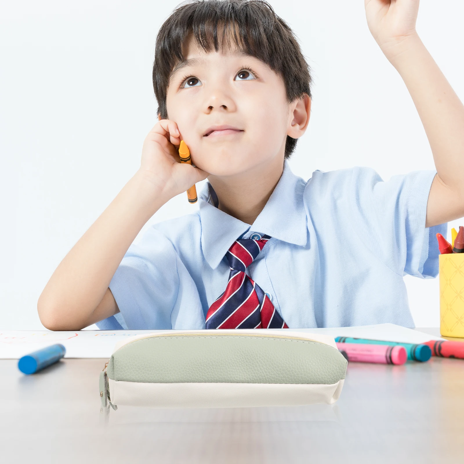 2Pcs Large Capacity PU Pencil Case Slim Zipper Pen Bag Organizer for Students Office Makeup Brush Storage Slim Pencil Case
2Pcs Large Capacity PU Pencil Case Slim Zipper Pen Bag Organizer for Students Office Makeup Brush Storage Slim Pencil Case