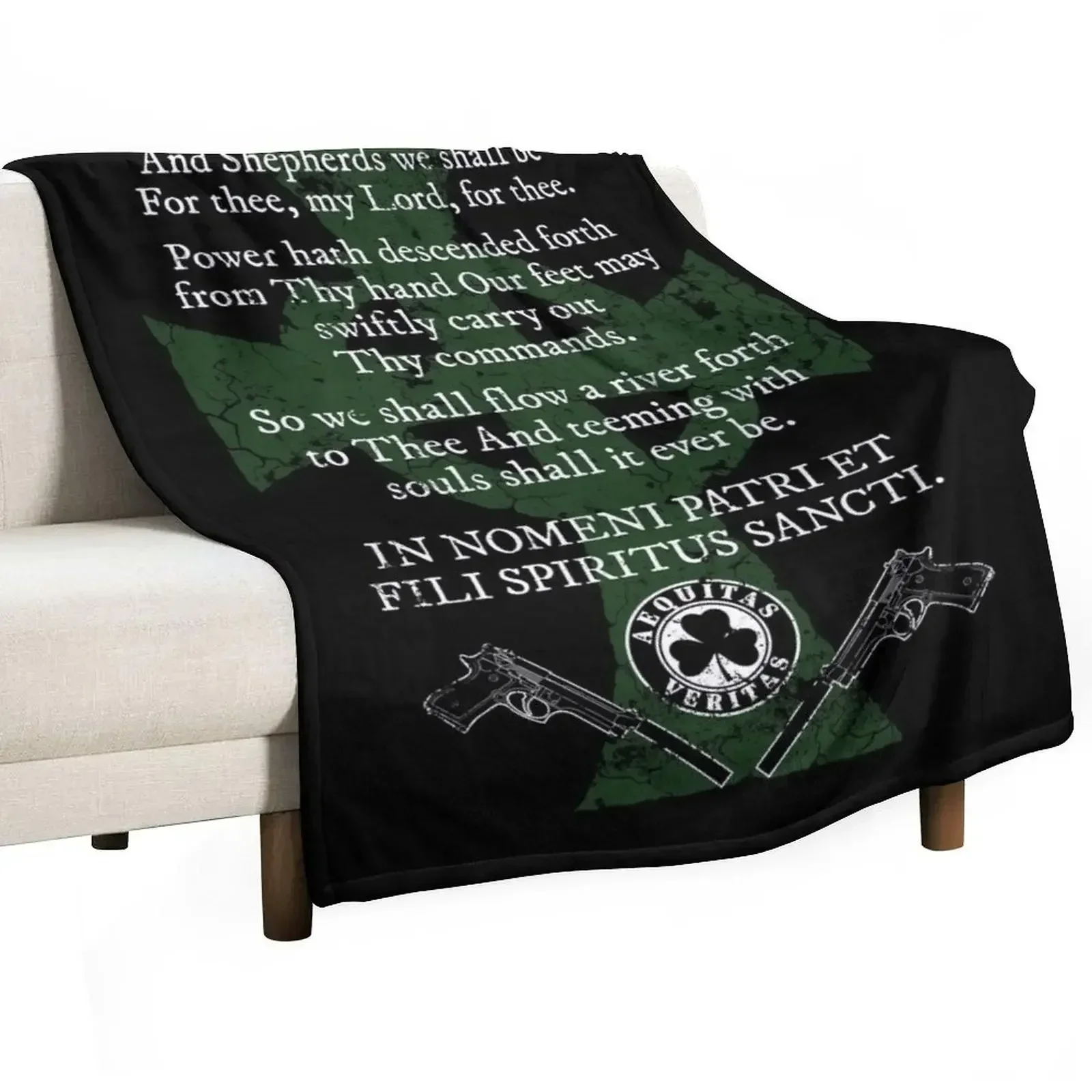 Boondock Saints prayer Throw Blanket Easy Care Comfortable Blanket for Couch
Boondock Saints prayer Throw Blanket Easy Care Comfortable Blanket for Couch