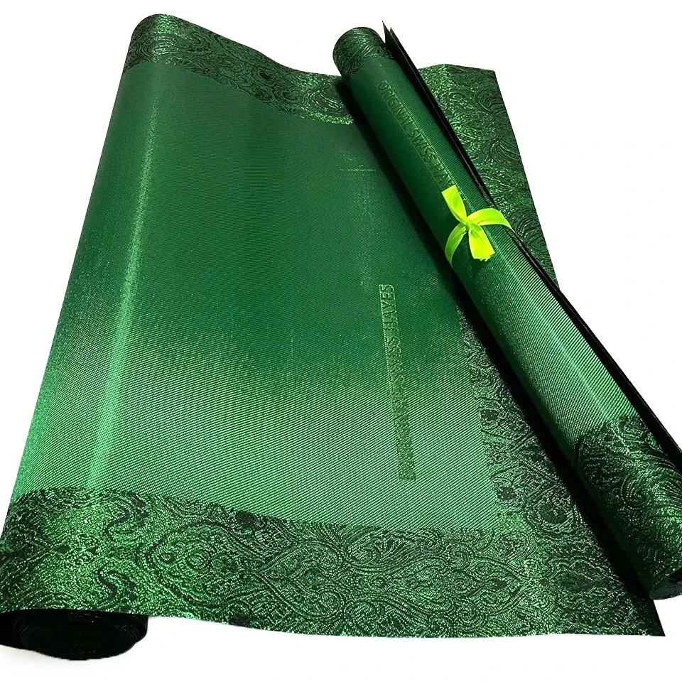 African Headtie Set with 3D Damask Pattern, Luxury Green Swiss Sego Hayes Headwrap & Scarf for Nigerian Wedding Party TX-1-6
African Headtie Set with 3D Damask Pattern, Luxury Green Swiss Sego Hayes Headwrap & Scarf for Nigerian Wedding Party TX-1-6