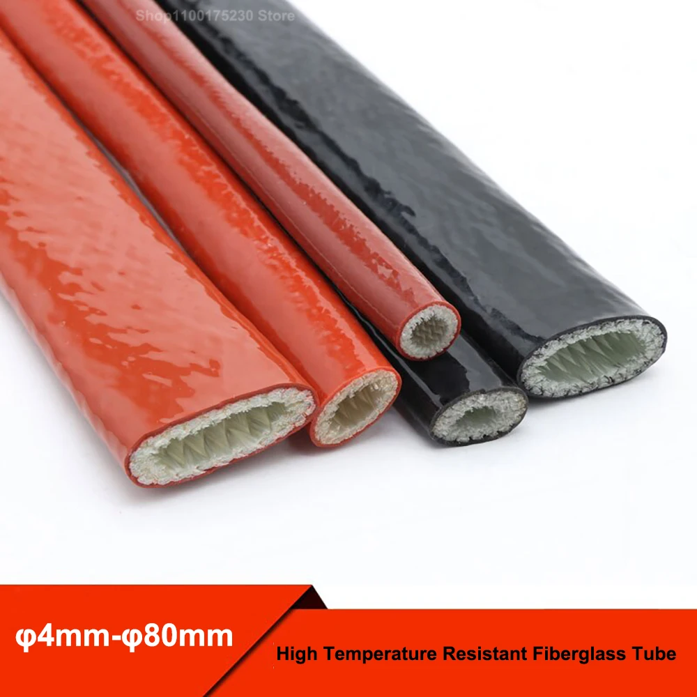 High Temperature Resistant Fiberglass Tube Silicone Resin Coated Glass Fiber Braided Fireproof Sleeve Fire Retardant Casing Pipe
High Temperature Resistant Fiberglass Tube Silicone Resin Coated Glass Fiber Braided Fireproof Sleeve Fire Retardant Casing Pipe