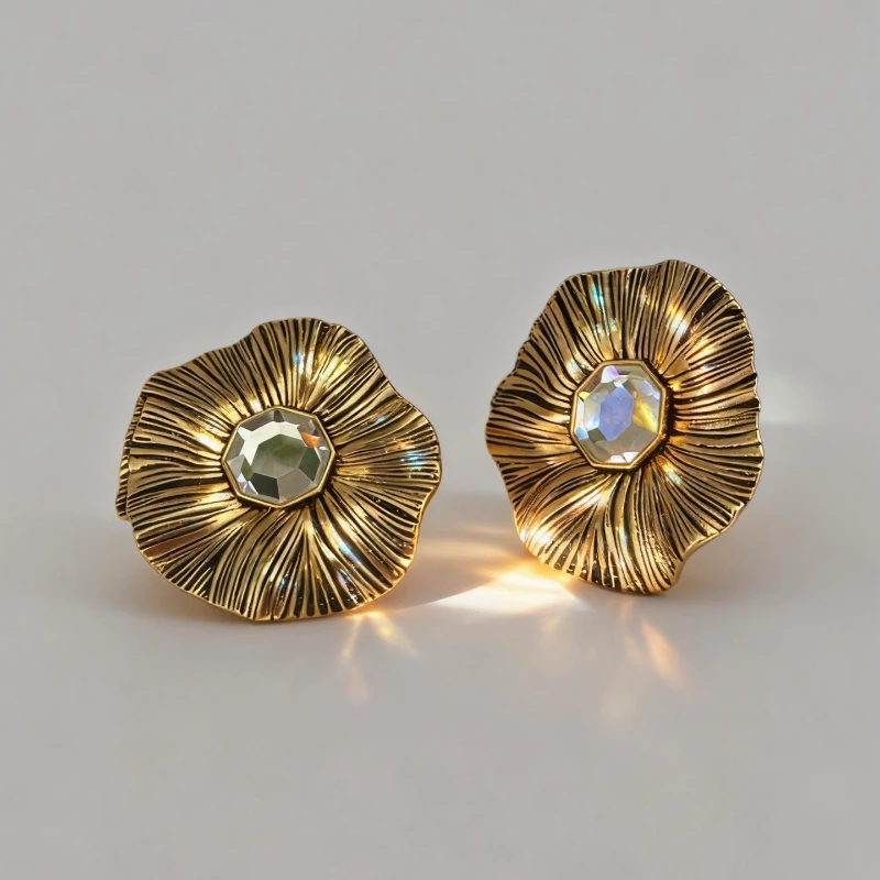Europe America Luxury Flower Crystal Ear Clip Big Earrings Women Top Quality Designer Jewelry
Europe America Luxury Flower Crystal Ear Clip Big Earrings Women Top Quality Designer Jewelry