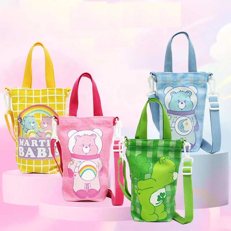 Anime Cartoon Care Bears Canvas Water Bottle Crossbody Bag Fashion New Multi Functional Storage Bag Rainbow Bear Shoulder Bag
Anime Cartoon Care Bears Canvas Water Bottle Crossbody Bag Fashion New Multi Functional Storage Bag Rainbow Bear Shoulder Bag