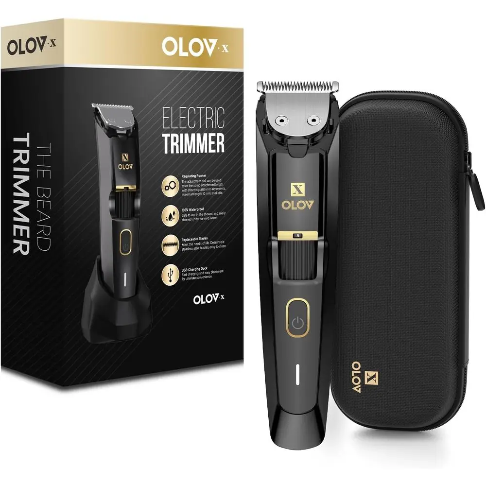 All-in-One Beard Trimmer with Precision Dial - 20 Length Settings, USB Charging, Water-Resistant Wet/Dry Groomer
All-in-One Beard Trimmer with Precision Dial - 20 Length Settings, USB Charging, Water-Resistant Wet/Dry Groomer