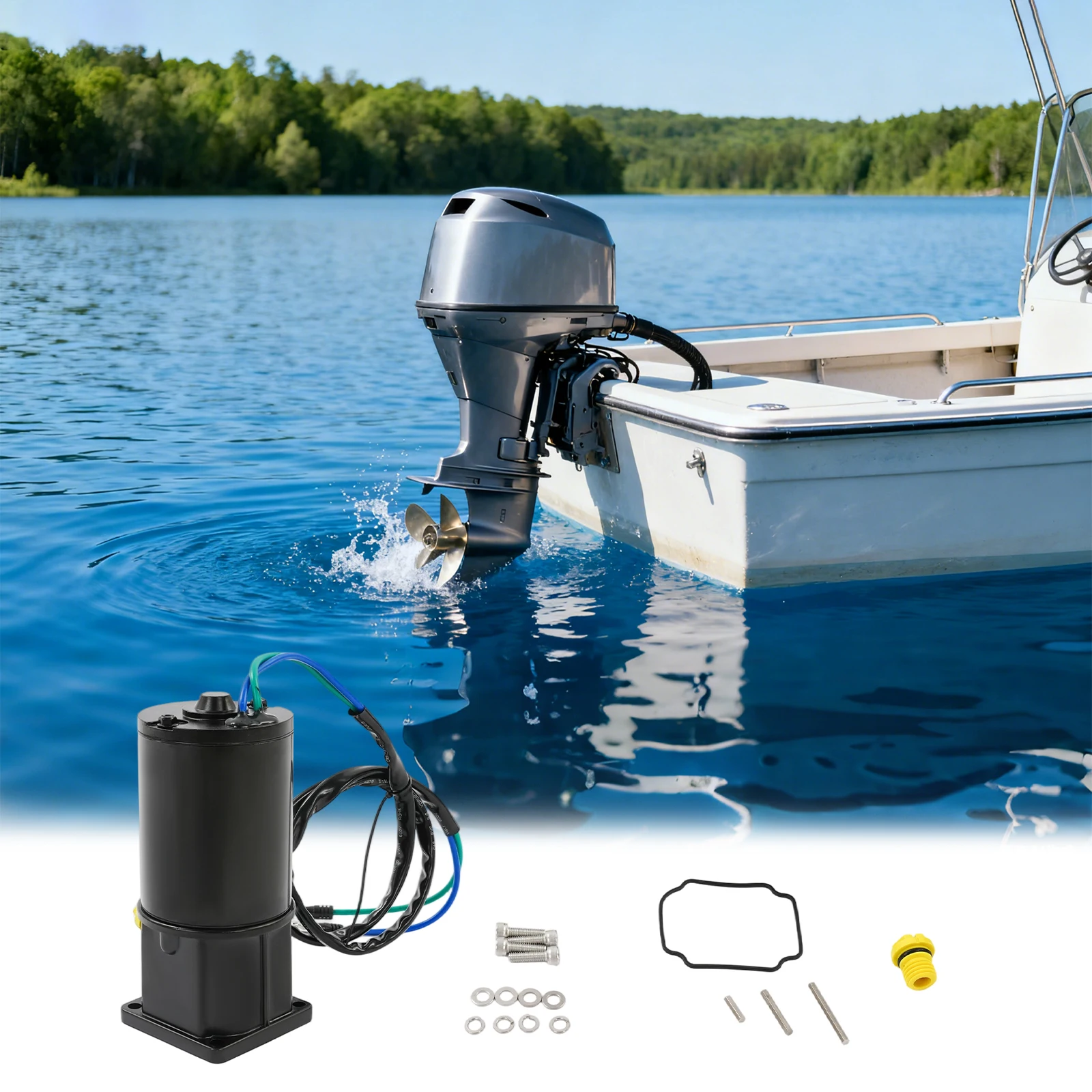 809885A1 Tilt Trim Motor for Mercury Mariner 40-125HP, Replaces 809885A2 809885T2 893907 813447
809885A1 Tilt Trim Motor for Mercury Mariner 40-125HP, Replaces 809885A2 809885T2 893907 813447