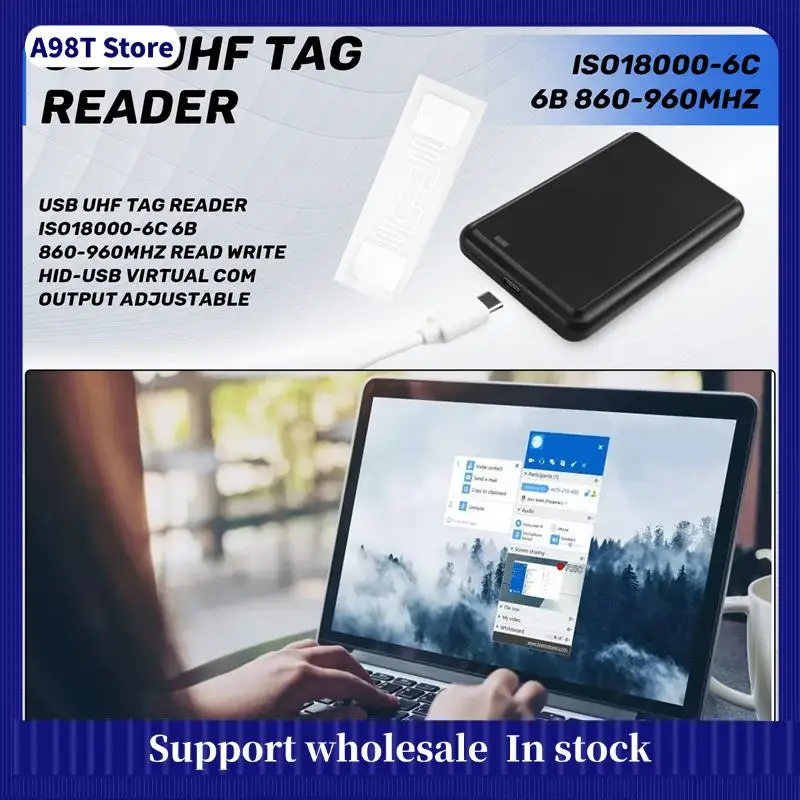 A98T USB UHF Tag Reader ISO18000-6C 6B 860-960 МГц Устройство чтения HID-USB Виртуальный COM-выход Регулируемый
A98T USB UHF Tag Reader ISO18000-6C 6B 860-960 МГц Устройство чтения HID-USB Виртуальный COM-выход Регулируемый