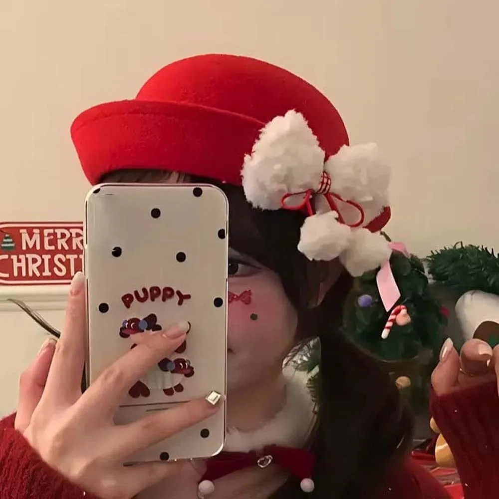 Basin Hat Vintage Looking Red Bowler Hats Beret Japanese Style Woolen Bucket Cap Plush Bow Girls Dome Hat Party
Basin Hat Vintage Looking Red Bowler Hats Beret Japanese Style Woolen Bucket Cap Plush Bow Girls Dome Hat Party