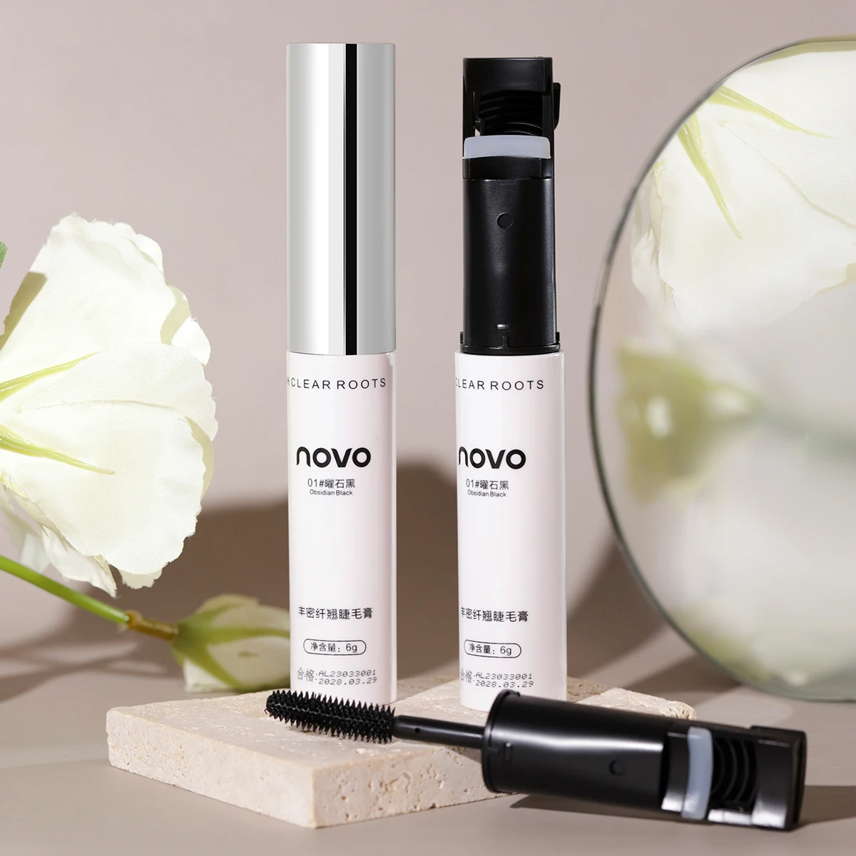 Dual-use Curling Lengthening Mascara Long Lasting Waterproof Black Thick Mascara Quick Drying With Eyelash Curler Eyelash Makeup
Dual-use Curling Lengthening Mascara Long Lasting Waterproof Black Thick Mascara Quick Drying With Eyelash Curler Eyelash Makeup