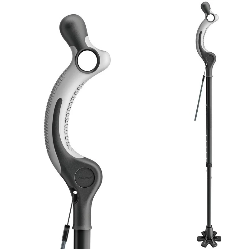 Aluminum Ergonomic Standing Posture Cane with Comfortable Grip Wide Tip Foldable Spine Protection
Aluminum Ergonomic Standing Posture Cane with Comfortable Grip Wide Tip Foldable Spine Protection