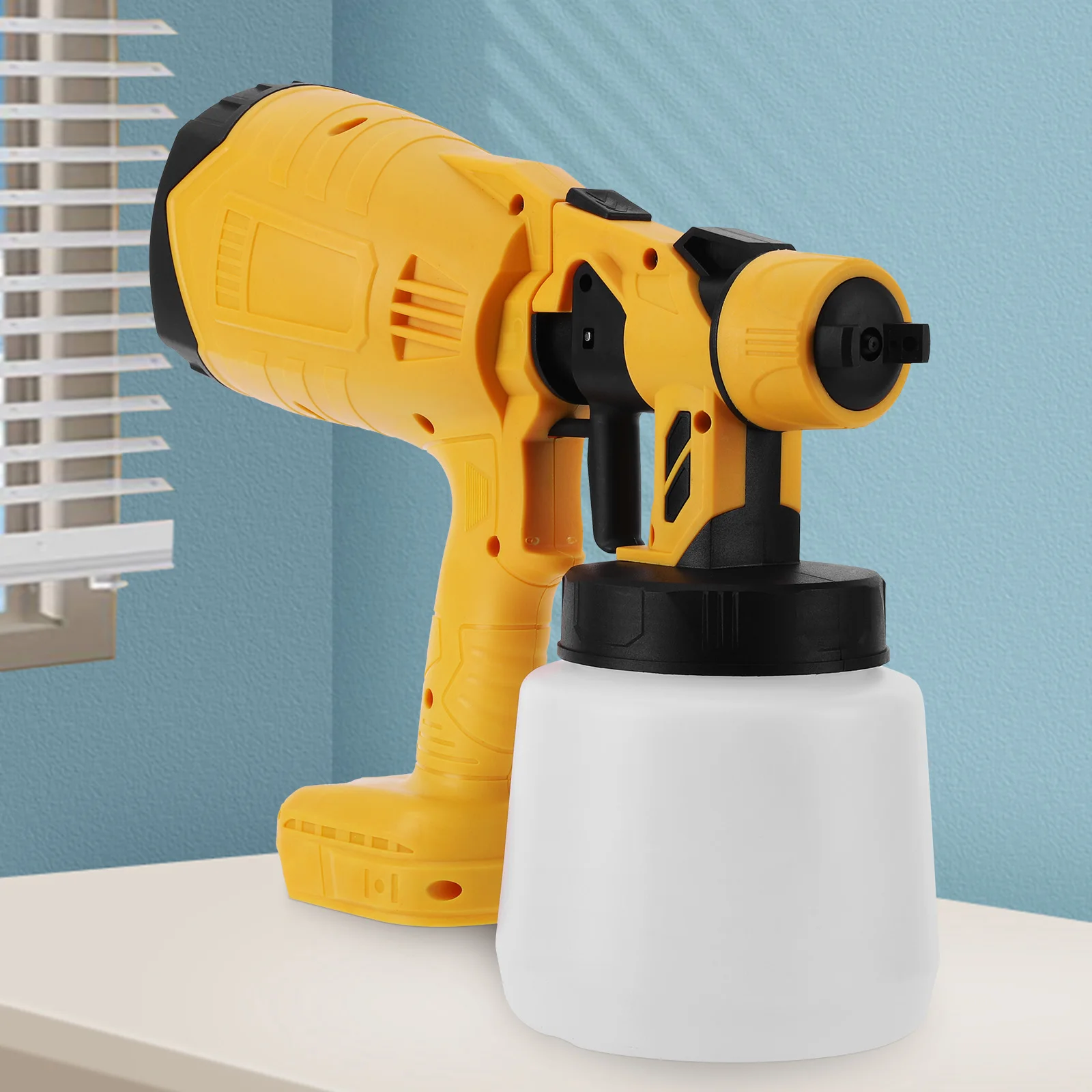 Беспроводной распылитель краски для аккумулятора Makita 18 В (без батареек) Пистолет-распылитель краски с 3 насадками для покраски мебели и дома
Беспроводной распылитель краски для аккумулятора Makita 18 В (без батареек) Пистолет-распылитель краски с 3 насадками для покраски мебели и дома