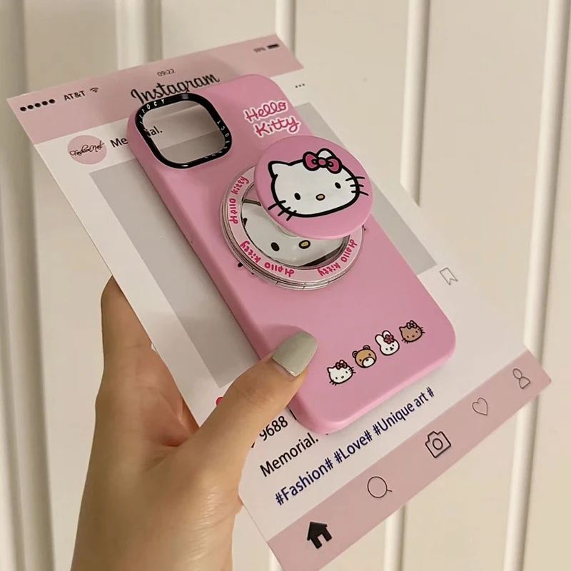 Hello Kitty Sanrio Kawaii Anime Iphone Case Cute Sweet Cartoon Anti-Fall Mobile Phone Case Phone Stand Lovely Gifts for Girls
Hello Kitty Sanrio Kawaii Anime Iphone Case Cute Sweet Cartoon Anti-Fall Mobile Phone Case Phone Stand Lovely Gifts for Girls