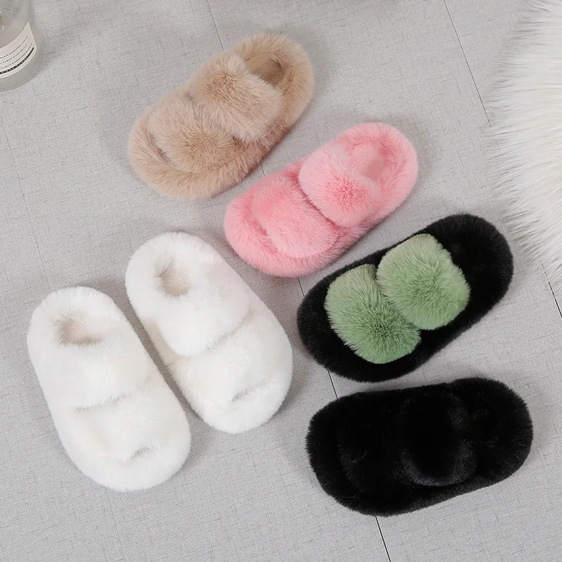Kids Fur Slippers Anti Slip Warm Children Winter Shoes Soft Durable Fashion Warm Sandals Slippers for Toddler Baby
Kids Fur Slippers Anti Slip Warm Children Winter Shoes Soft Durable Fashion Warm Sandals Slippers for Toddler Baby