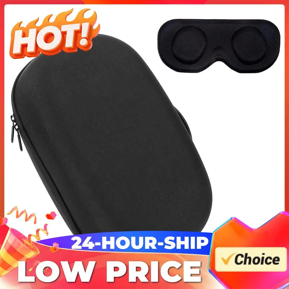 Жесткая сумка для переноски с защитой от царапин и крышкой для объектива, портативная сумка для хранения, сетчатая сумка с карманами для гарнитуры Meta Quest 3 VR и игрового контроллера
Жесткая сумка для переноски с защитой от царапин и крышкой для объектива, портативная сумка для хранения, сетчатая сумка с карманами для гарнитуры Meta Quest 3 VR и игрового контроллера