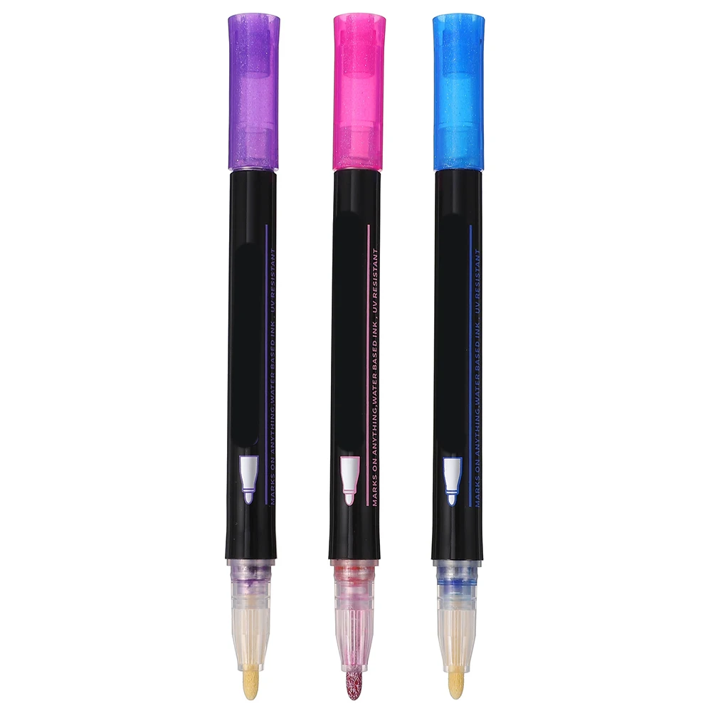 3 Pcs Double Marker Pens Fluorescent Color Highlighter Smooth Tip Greeting Cards Drawing Planning Poster
3 Pcs Double Marker Pens Fluorescent Color Highlighter Smooth Tip Greeting Cards Drawing Planning Poster
