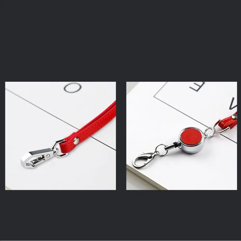 Leather Retractable Neck Strap Neck Hanging Name Tag Lanyards Telescopic Sling Business License ID Badge Holder Work Office
Leather Retractable Neck Strap Neck Hanging Name Tag Lanyards Telescopic Sling Business License ID Badge Holder Work Office