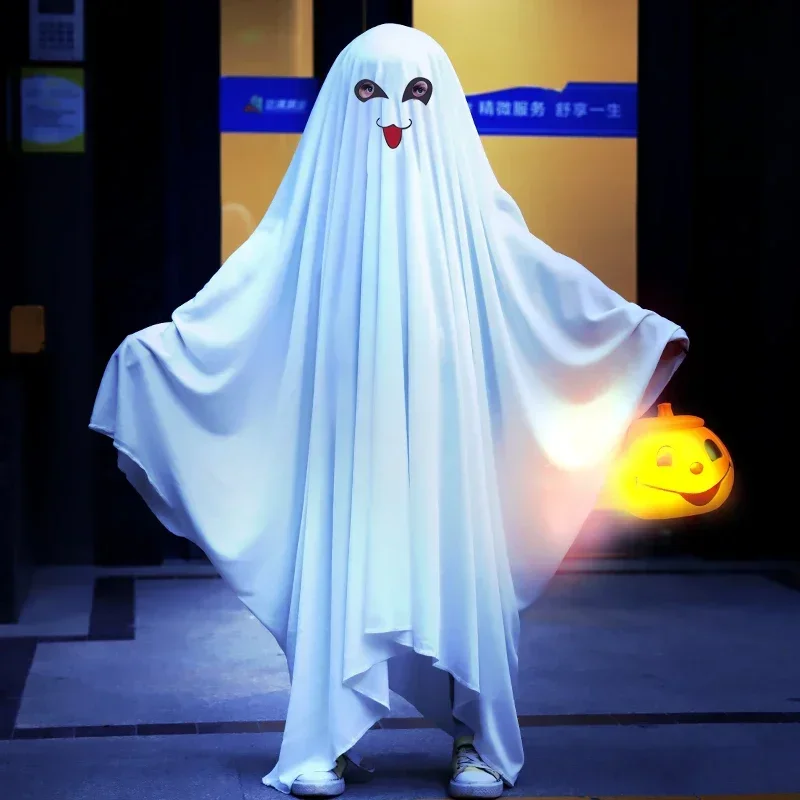 2024 NEW Halloween Ghost Costume Holiday Cosplay White Ghost Family Costumes Spooky Boo Trick or treating Kids Horror Cloak
2024 NEW Halloween Ghost Costume Holiday Cosplay White Ghost Family Costumes Spooky Boo Trick or treating Kids Horror Cloak