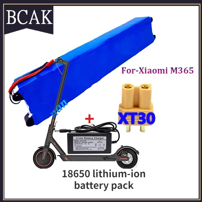 BCAK Brand Power Supply36V 36Ah Battery Pack for Mijia M365 36V 36000mAh Batteries Electric Scooter W/BMS Board High Power 18650
BCAK Brand Power Supply36V 36Ah Battery Pack for Mijia M365 36V 36000mAh Batteries Electric Scooter W/BMS Board High Power 18650
