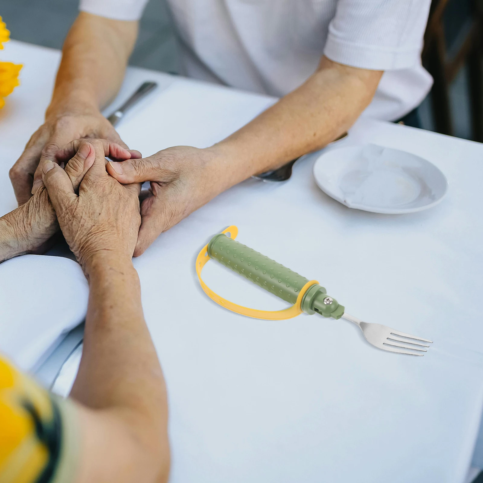 Fork Spoon Adaptive Utensils Stainless Steel Elderly Disabled Adjustable Angle Ergonomic Design Versatile Use Eating Aids
Fork Spoon Adaptive Utensils Stainless Steel Elderly Disabled Adjustable Angle Ergonomic Design Versatile Use Eating Aids