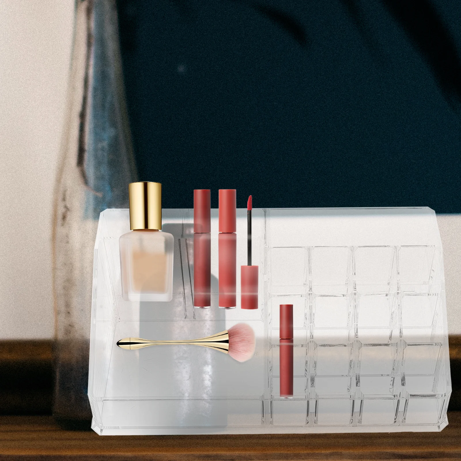 Portable Makeup Storage Box Clear Acrylic Holder ganizer Vanity Cosmetics Brush Storage Desktop Space Saving Stylish Modern
Portable Makeup Storage Box Clear Acrylic Holder ganizer Vanity Cosmetics Brush Storage Desktop Space Saving Stylish Modern