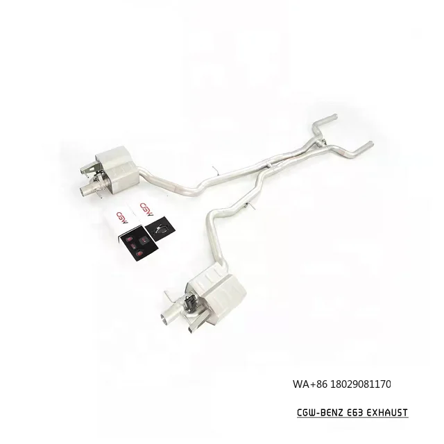 Trusted Quality Sound Exhaust Muffler With Electric Valves for W213 E63 E63S
Trusted Quality Sound Exhaust Muffler With Electric Valves for W213 E63 E63S