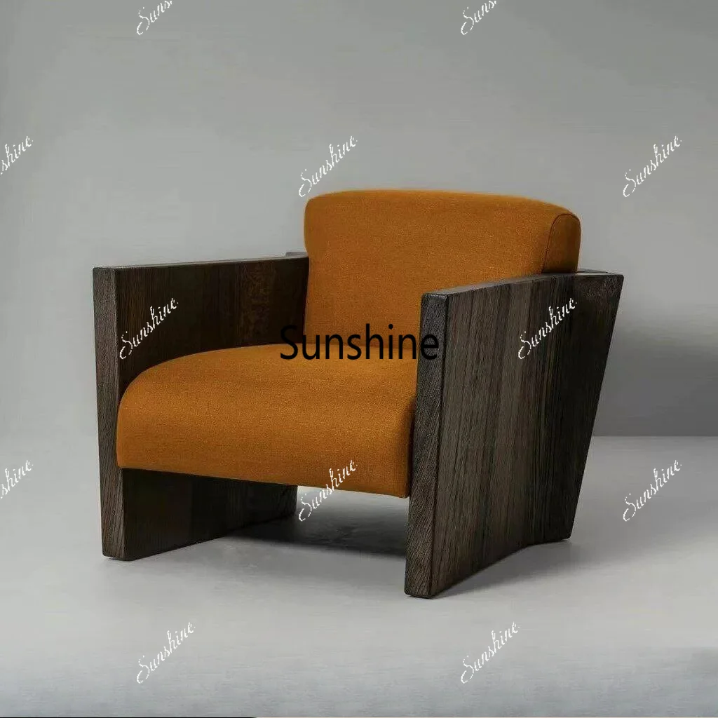Medieval casual armchair classic retro cotton and linen fabric living room sofa
Medieval casual armchair classic retro cotton and linen fabric living room sofa