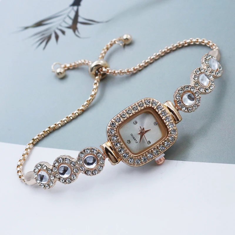 Элегантные квадратные часы с маленьким циферблатом и стразами, женские часы-браслет, роскошный браслет на шнурке, женские часы Reloj Mujer
Элегантные квадратные часы с маленьким циферблатом и стразами, женские часы-браслет, роскошный браслет на шнурке, женские часы Reloj Mujer