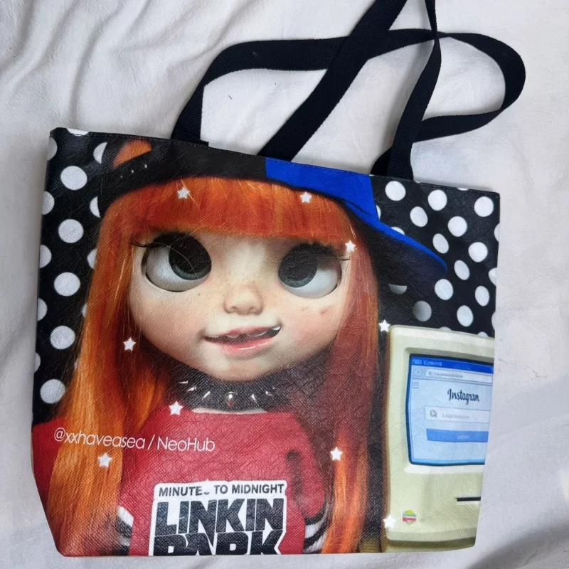 Y2K Cartoon Big-eyed Girl Print Tote Bag Double-sided Pattern Large Capacity Shoulder Bag Lightweight Shopping Handbag
Y2K Cartoon Big-eyed Girl Print Tote Bag Double-sided Pattern Large Capacity Shoulder Bag Lightweight Shopping Handbag