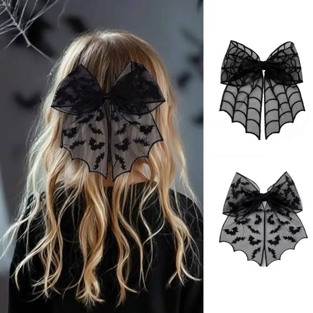Bat Theme Bowknot Halloween Hair Clip Tulle Black Spring Hair Clip Bat Embroidery Hair Accessories Women Girls
Bat Theme Bowknot Halloween Hair Clip Tulle Black Spring Hair Clip Bat Embroidery Hair Accessories Women Girls