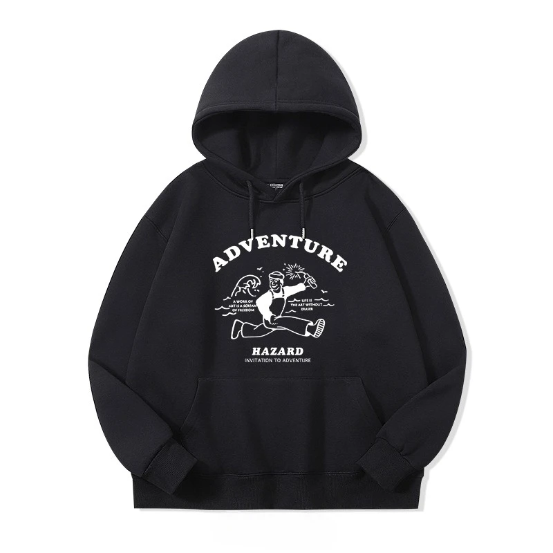 The 2025 autumn/winter new firecracker boy print hoodie is a fashionable sporty and casual top for both men and women
The 2025 autumn/winter new firecracker boy print hoodie is a fashionable sporty and casual top for both men and women