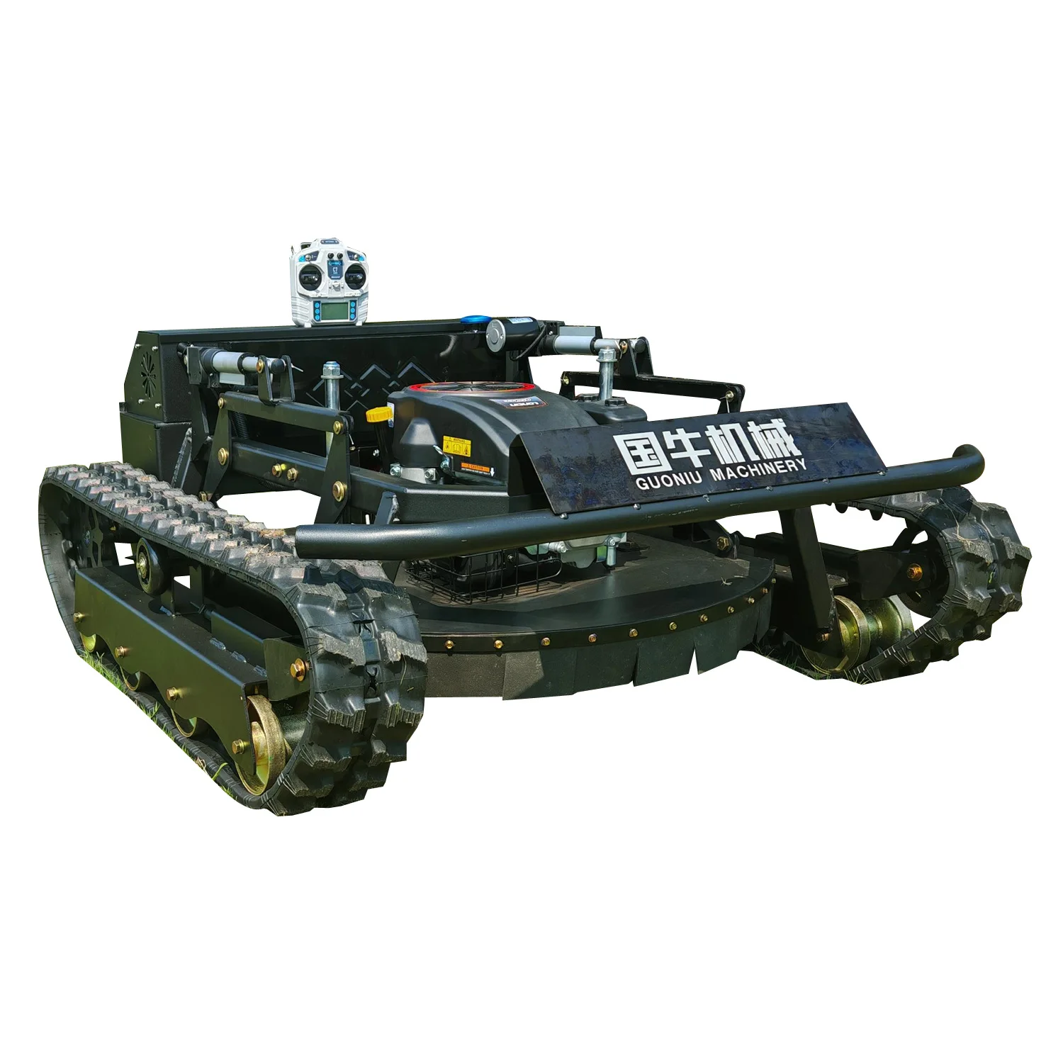 2025 16-horsepower, 80-centimeter-wide, remote-controlled crawler-type lawn mower with remote operation 
2025 16-horsepower, 80-centimeter-wide, remote-controlled crawler-type lawn mower with remote operation