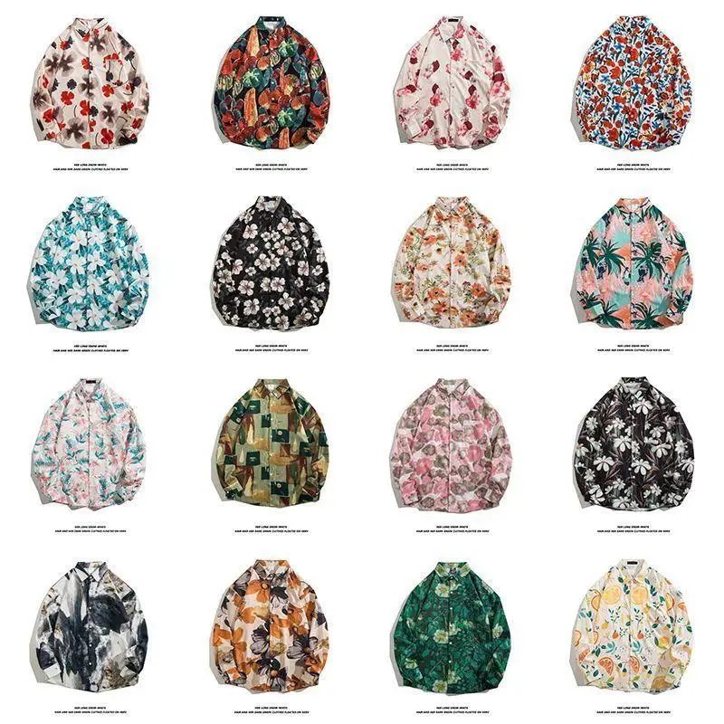 Cool Long Sleeve Floral Shirt for Men And Women Printed Design Iron-Free Fabric Resistant to Deformation Summer Casual Shirt
Cool Long Sleeve Floral Shirt for Men And Women Printed Design Iron-Free Fabric Resistant to Deformation Summer Casual Shirt