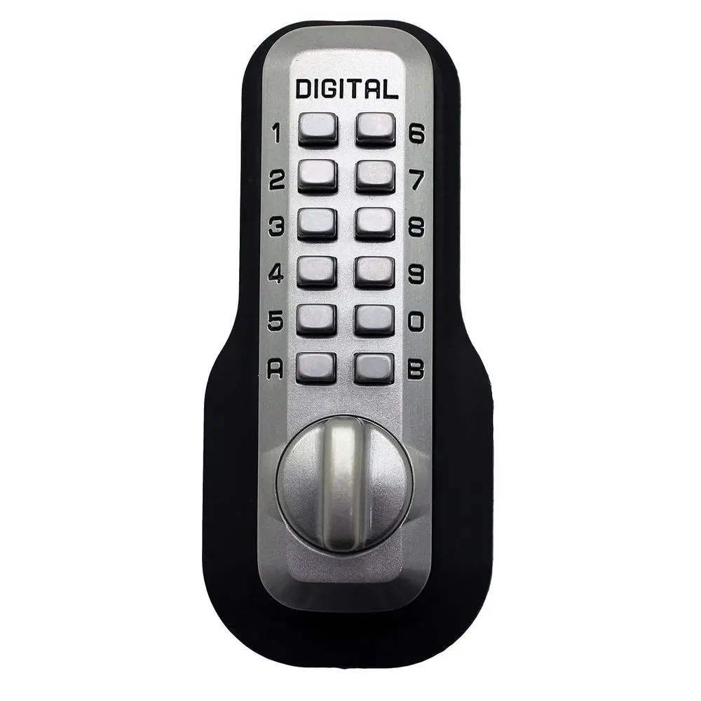 Double Combination Digital Door Lock with Mechanical Key, Satin Nickel Finish
Double Combination Digital Door Lock with Mechanical Key, Satin Nickel Finish