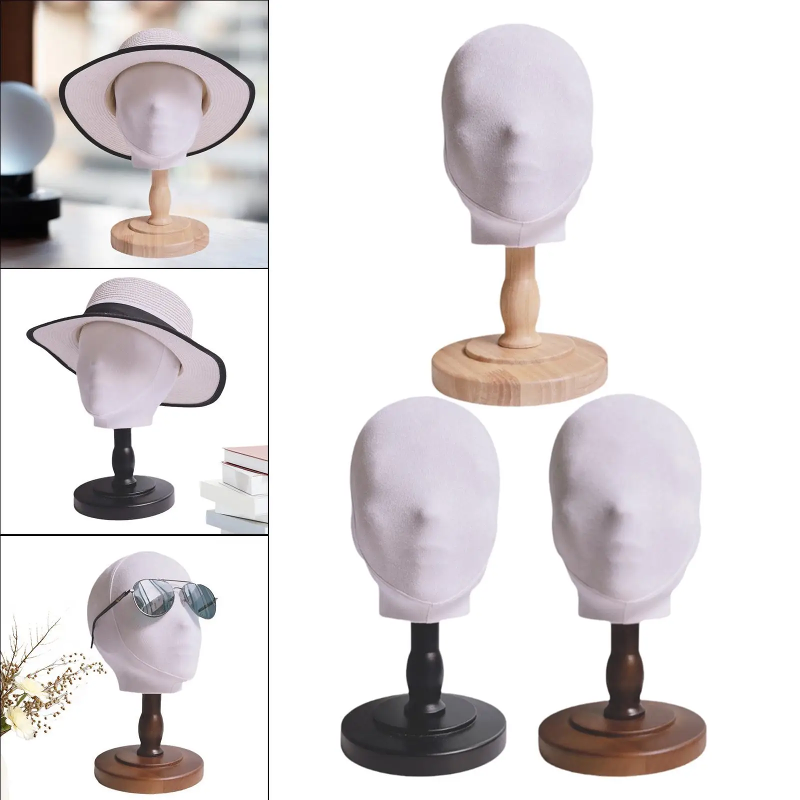 Wig Head Model Wig Hat Display Stand with Base,Wig Hat Display Stand Holder,for Headwear,Glasses Headphones Beginner Stylist
Wig Head Model Wig Hat Display Stand with Base,Wig Hat Display Stand Holder,for Headwear,Glasses Headphones Beginner Stylist