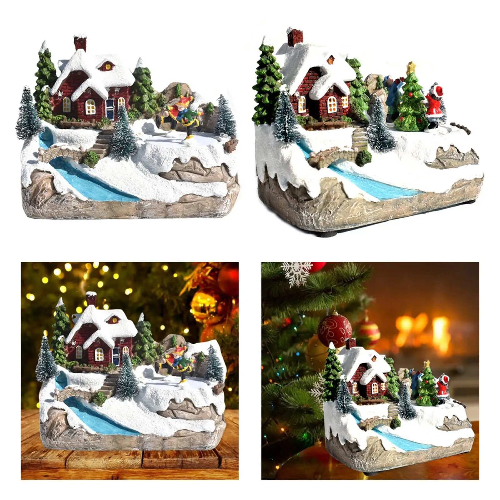 Мини-Рождественская сцена, дом, ремесло, скульптура, зимний снежный город, игрушка, подарочный орнамент, Рождественский деревенский дом, сцена для Рождественского фестиваля
Мини-Рождественская сцена, дом, ремесло, скульптура, зимний снежный город, игрушка, подарочный орнамент, Рождественский деревенский дом, сцена для Рождественского фестиваля