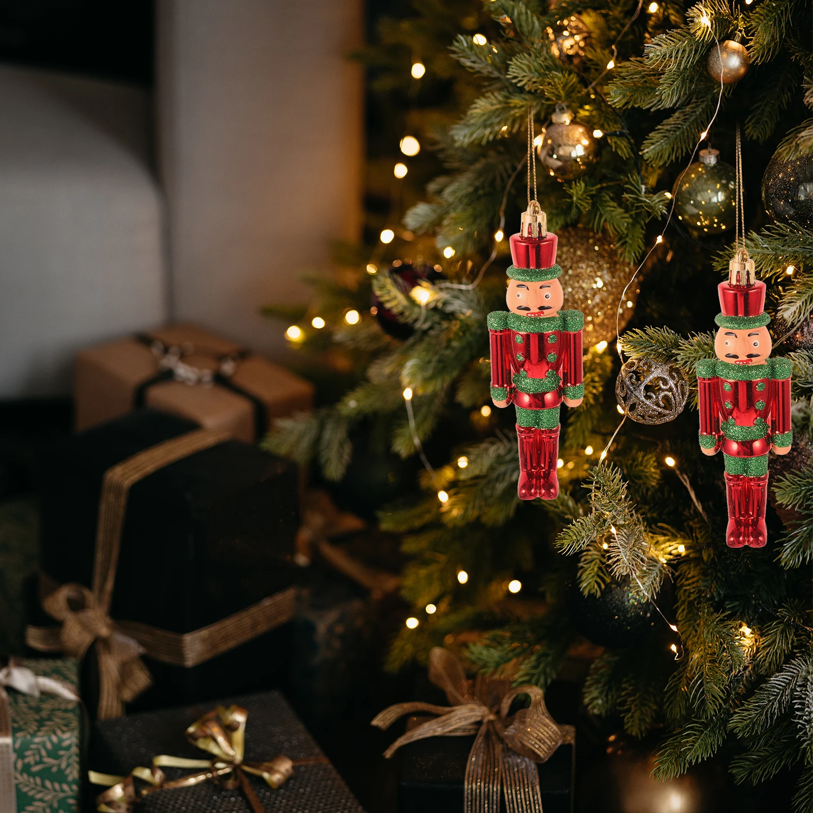 2Pcs Hanging Nutcracker Puppets Christmas Tree Ornaments Mini Plastic Xmas Decorations Cute Festival Scene Layout Supplies
2Pcs Hanging Nutcracker Puppets Christmas Tree Ornaments Mini Plastic Xmas Decorations Cute Festival Scene Layout Supplies