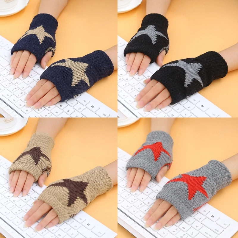 449B Adult Women Screen Gloves Half Finger Mittens Knitted Woolen Men Gloves Winter Autumn Outdoor Universal Gloves
449B Adult Women Screen Gloves Half Finger Mittens Knitted Woolen Men Gloves Winter Autumn Outdoor Universal Gloves