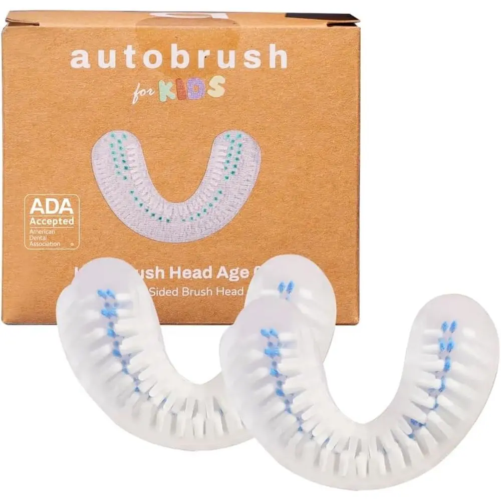 Nylon-Bristled Double-Sided Toothbrush for Kids, Ages 6-8, 2-Pack
Nylon-Bristled Double-Sided Toothbrush for Kids, Ages 6-8, 2-Pack
