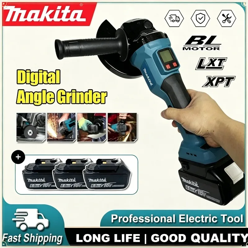Makita Brushless Digital Display Impact Angle Grinder Electric Polishing Grinding Machine DIY Power Tools For 18V Battery
Makita Brushless Digital Display Impact Angle Grinder Electric Polishing Grinding Machine DIY Power Tools For 18V Battery