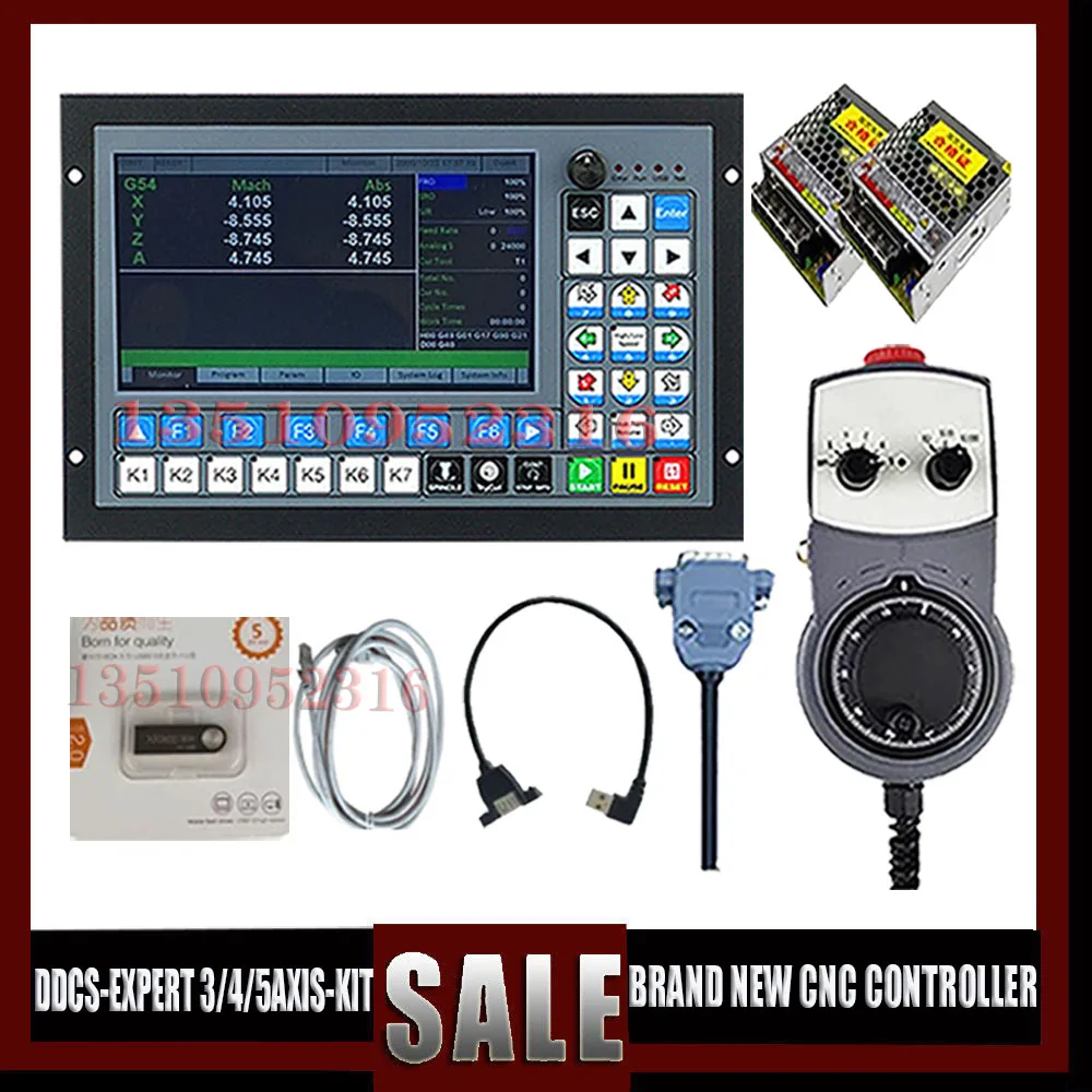 Ddcs-expert/M350 Cnc Offline Controller 1mhz G Code 3/4/5 Axis Control System Supports Tool Magazine/Atc Instead Of Ddcs V3.1v
Ddcs-expert/M350 Cnc Offline Controller 1mhz G Code 3/4/5 Axis Control System Supports Tool Magazine/Atc Instead Of Ddcs V3.1v