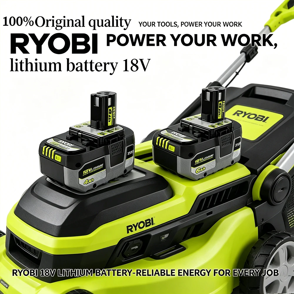 Official RYOBI 18V 4.0/6.0/8.0Ah High Capacity Li-ion Battery – Trusted Power for Drill, Circular Saw, DIY & Professional Use
Official RYOBI 18V 4.0/6.0/8.0Ah High Capacity Li-ion Battery – Trusted Power for Drill, Circular Saw, DIY & Professional Use
