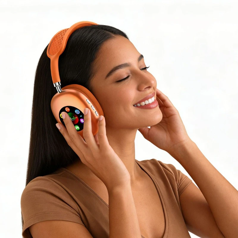 Headband Digital Display Screen Bluetooth Headphones Card-reading Earphones High-brightness Sound Headphones NEW 2026
Headband Digital Display Screen Bluetooth Headphones Card-reading Earphones High-brightness Sound Headphones NEW 2026