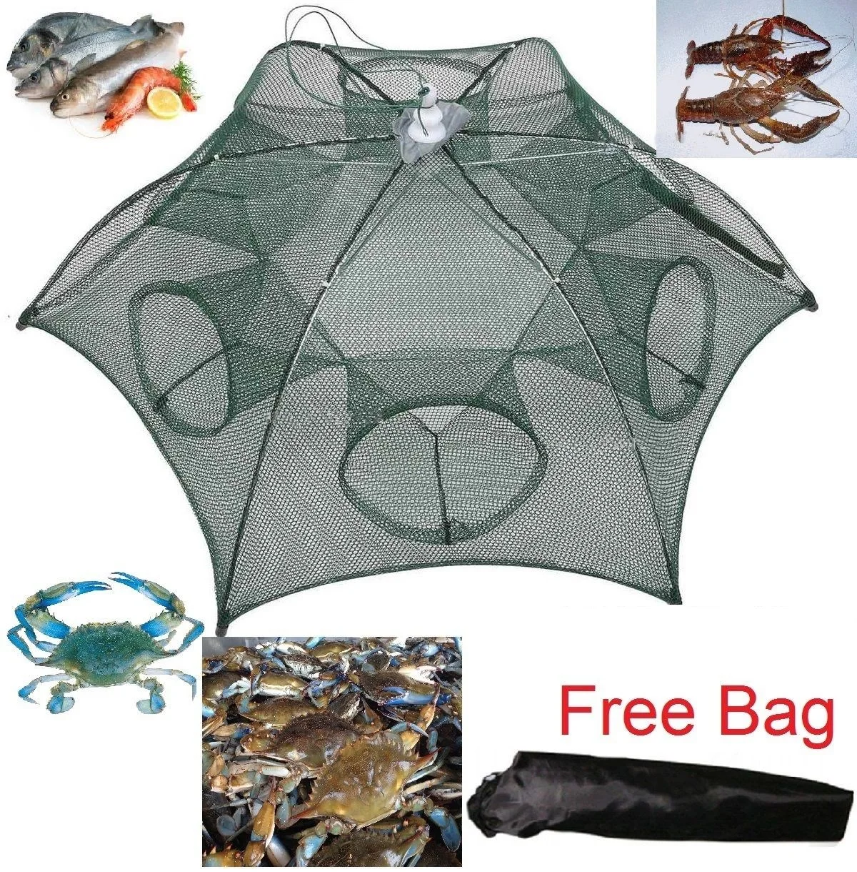 Automatic Fishing Foldable Light Weight Easy Open Umbrella Design Pull Up Ready Use Special Zipper Take Out Fish Crab Lobster
Automatic Fishing Foldable Light Weight Easy Open Umbrella Design Pull Up Ready Use Special Zipper Take Out Fish Crab Lobster