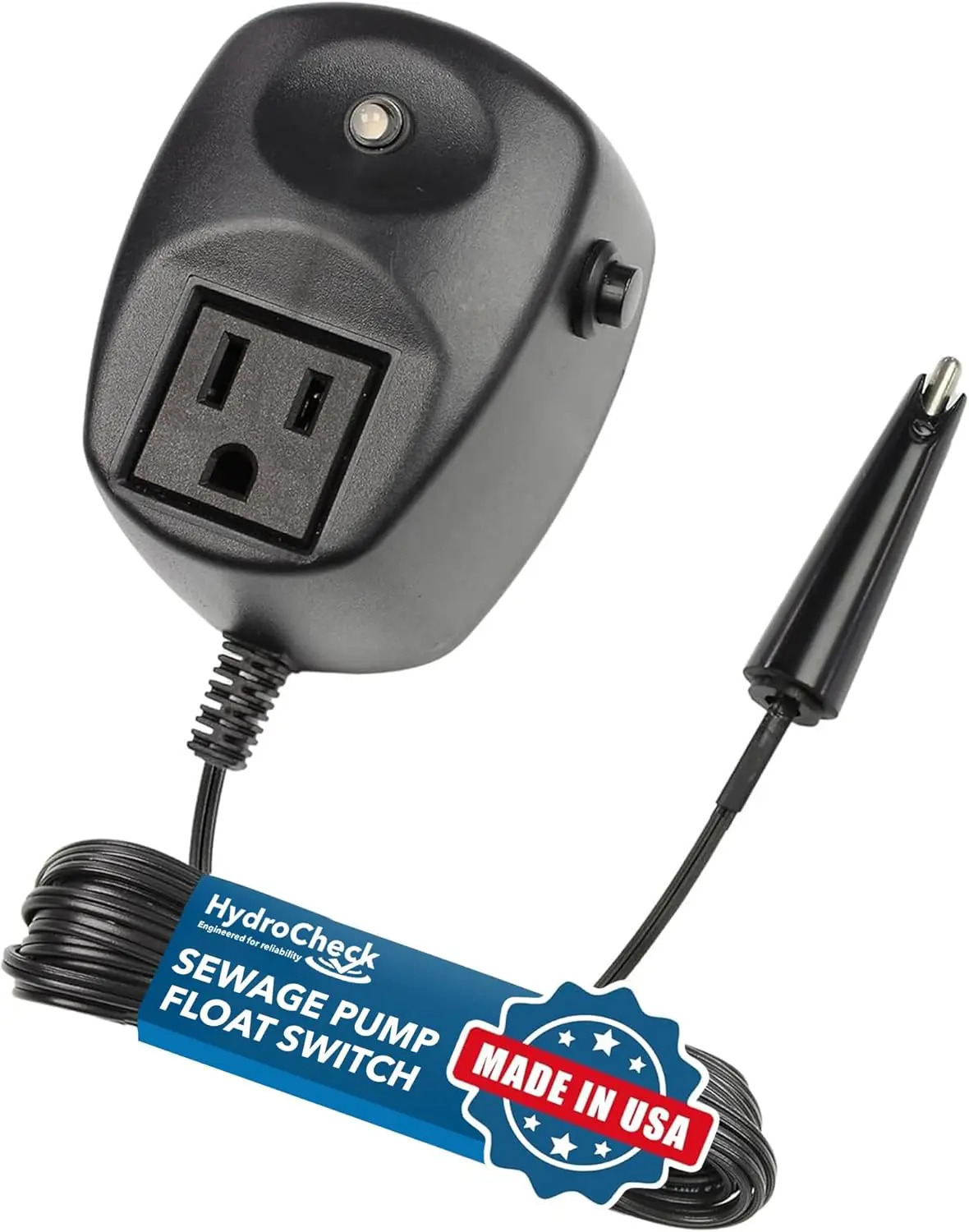 HC5000T Electronic Sewage Pump Switch, 12ft Cord - No Pit Entry, Smart Alarm System Water Sensor for Sump Pump - Compatible
HC5000T Electronic Sewage Pump Switch, 12ft Cord - No Pit Entry, Smart Alarm System Water Sensor for Sump Pump - Compatible