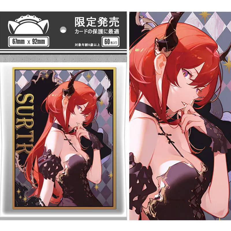 60pcs/set Arknights Endfield Surtr Flash Card Sleeve PTCG Anime Game Collection Card Protective Cover Gift Toy 67*92mm
60pcs/set Arknights Endfield Surtr Flash Card Sleeve PTCG Anime Game Collection Card Protective Cover Gift Toy 67*92mm