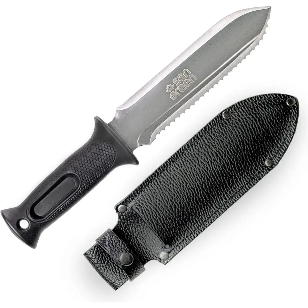 7.5 Black Leather Sheathed Digging Knife
7.5 Black Leather Sheathed Digging Knife