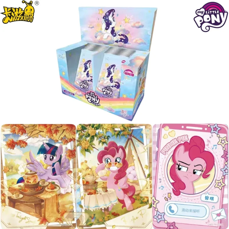 KAYOU Genuine My Little Pony Card Rainbow Bao 5nd Animation Comic Cartoon Periphery Collect Card Toy for Children Holiday Gift
KAYOU Genuine My Little Pony Card Rainbow Bao 5nd Animation Comic Cartoon Periphery Collect Card Toy for Children Holiday Gift