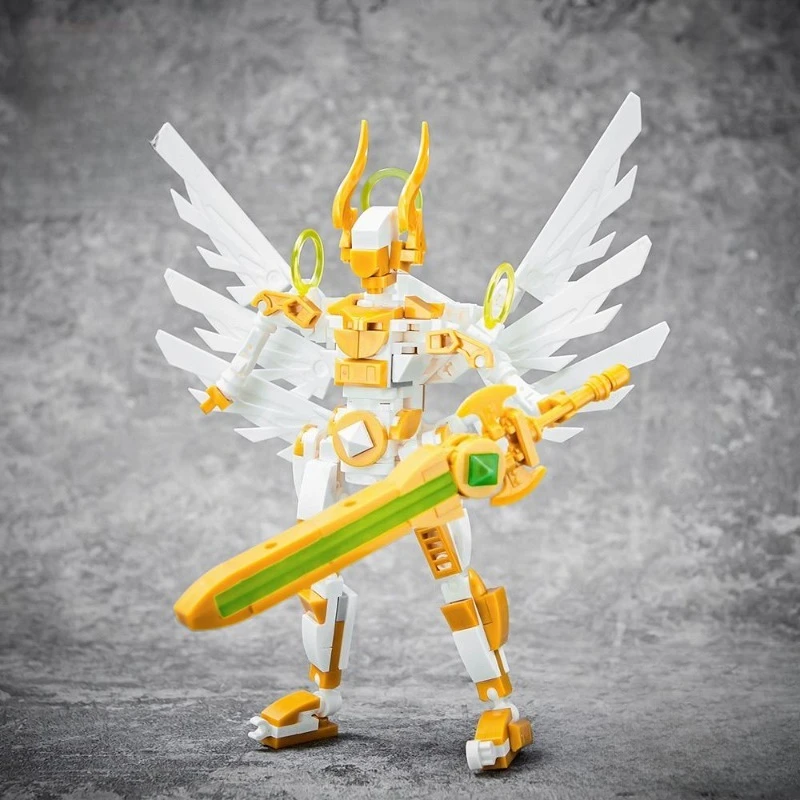 Creative Gold Paladin Building Blocks Assembled Model Mecha Robot Ornaments Children's Educational Toys Boys Gift Collection
Creative Gold Paladin Building Blocks Assembled Model Mecha Robot Ornaments Children's Educational Toys Boys Gift Collection