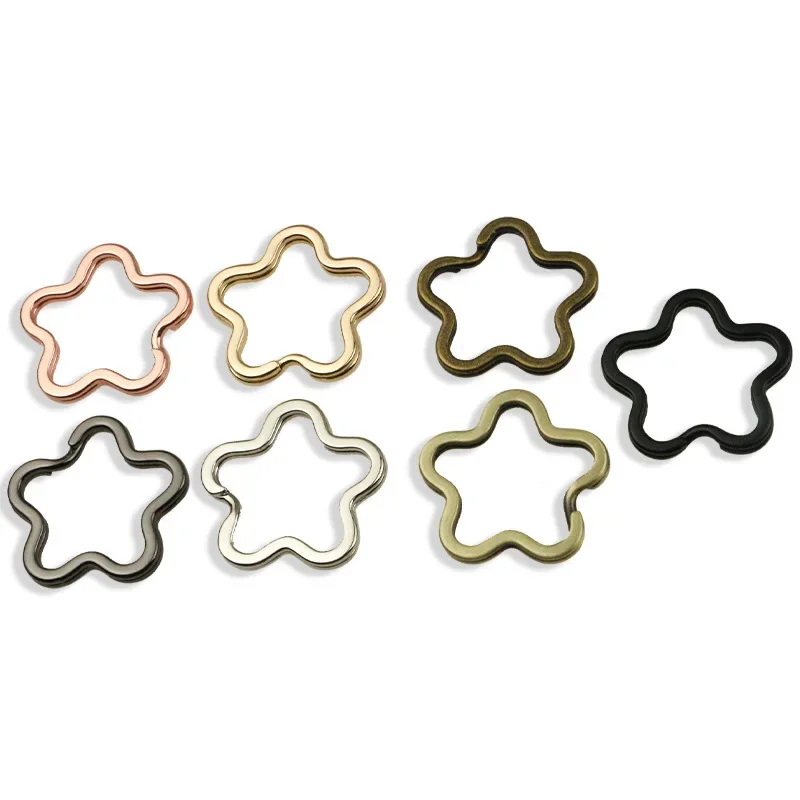 Metal Star Shape Split Rings Double Loop Keyring Fashion Special Keychain Keys Holder DIY Leather Craft Hardware 8 Colors 5pcs
Metal Star Shape Split Rings Double Loop Keyring Fashion Special Keychain Keys Holder DIY Leather Craft Hardware 8 Colors 5pcs